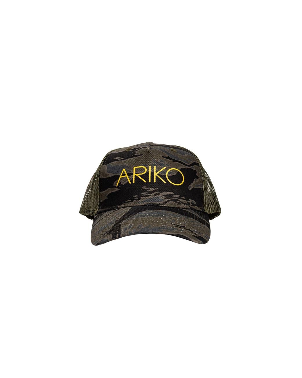 Ariko Black Camo Surf Trucker Hat