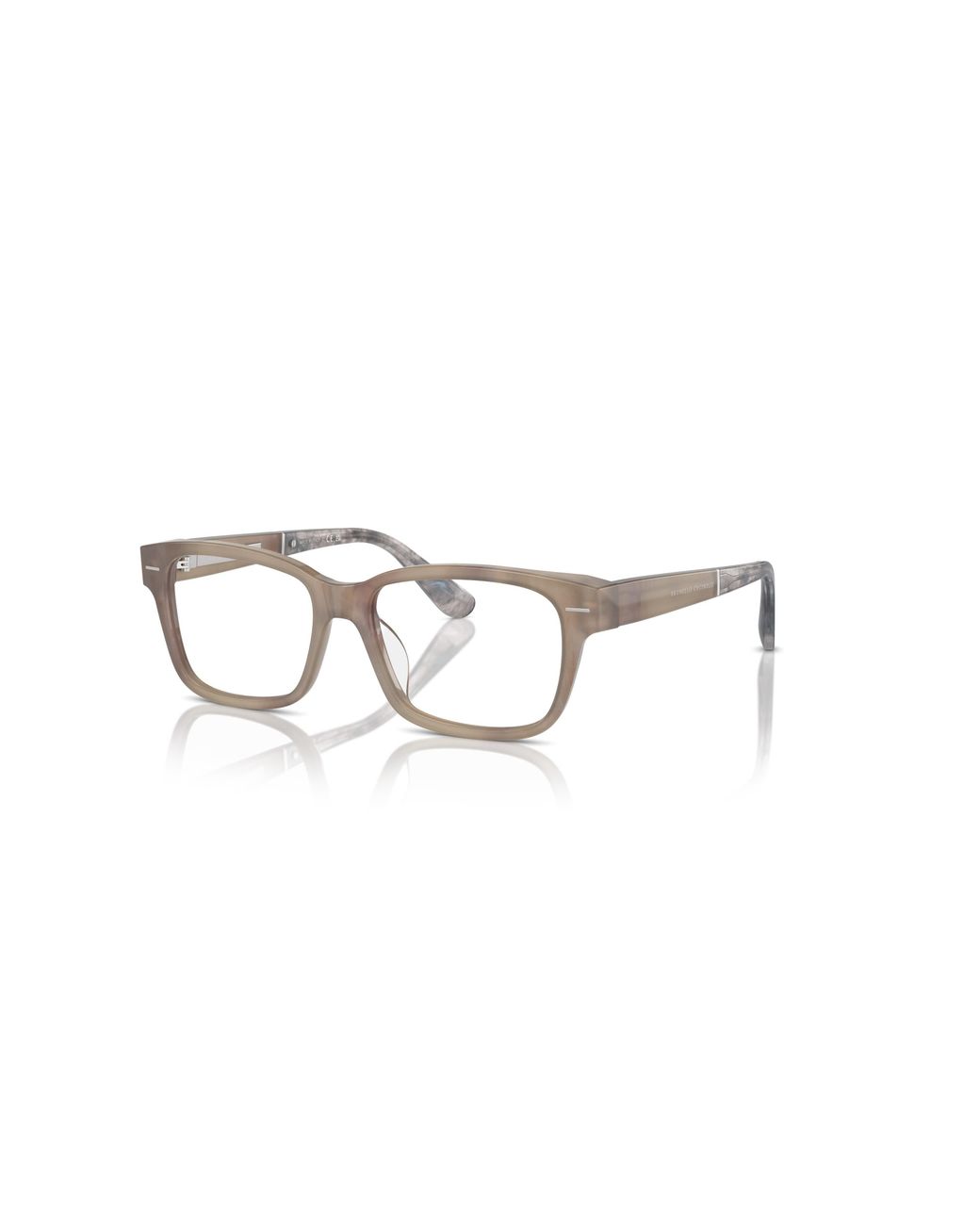 Brunello Cucinelli Metallic 53Mm Rectangle Optical Glasses