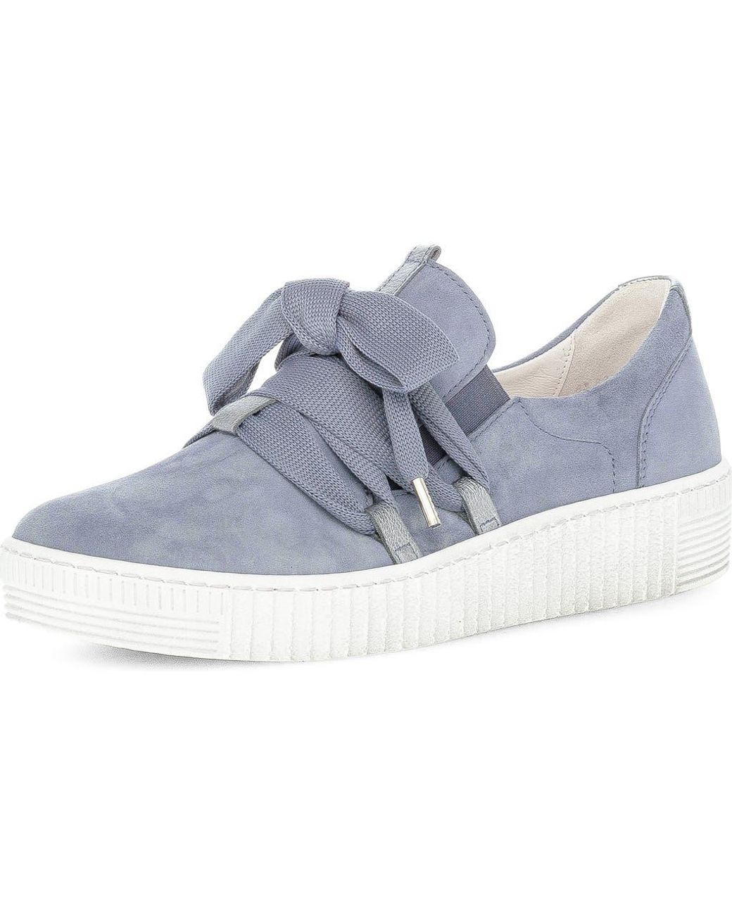 Gabor Blue 83.333 Platform Sneaker