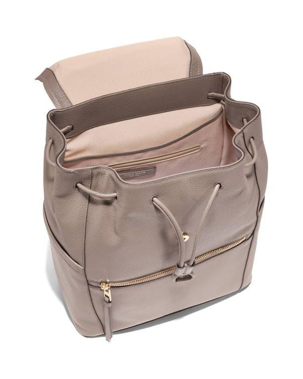 Cole Haan Alexandria Medium Backpack in Natural | Lyst