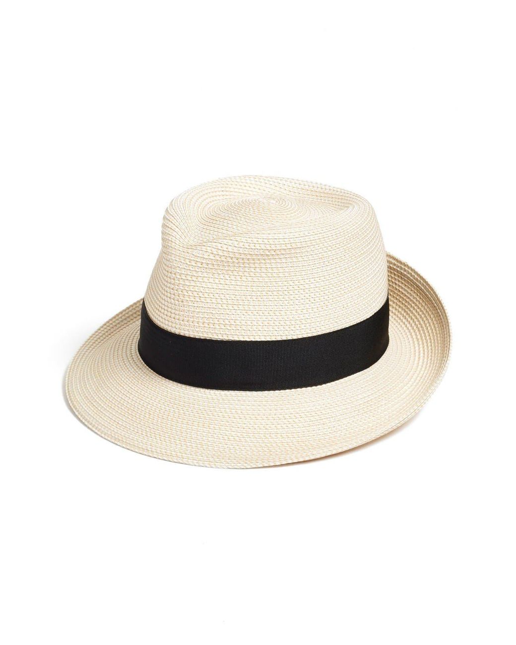 Eric Javits Natural Classic Squishee Straw Packable Fedora Sun Hat