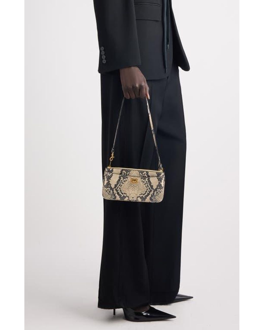 Balenciaga Multicolor Rodeo Python Print Leather Bag