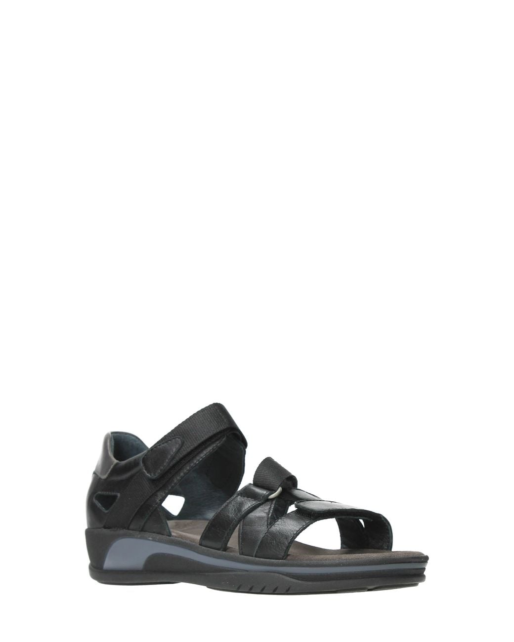 Wolky Black Desh Sandal