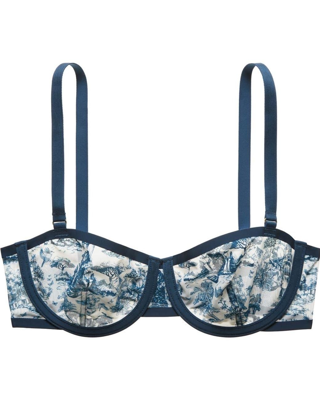 CUUP Blue The Balconette Mesh
