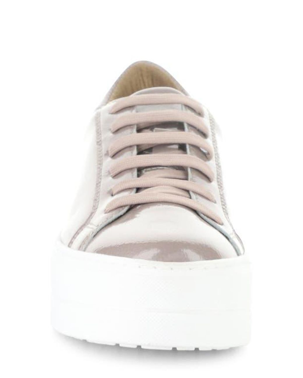 Bos. & Co. White Maya Platform Sneaker
