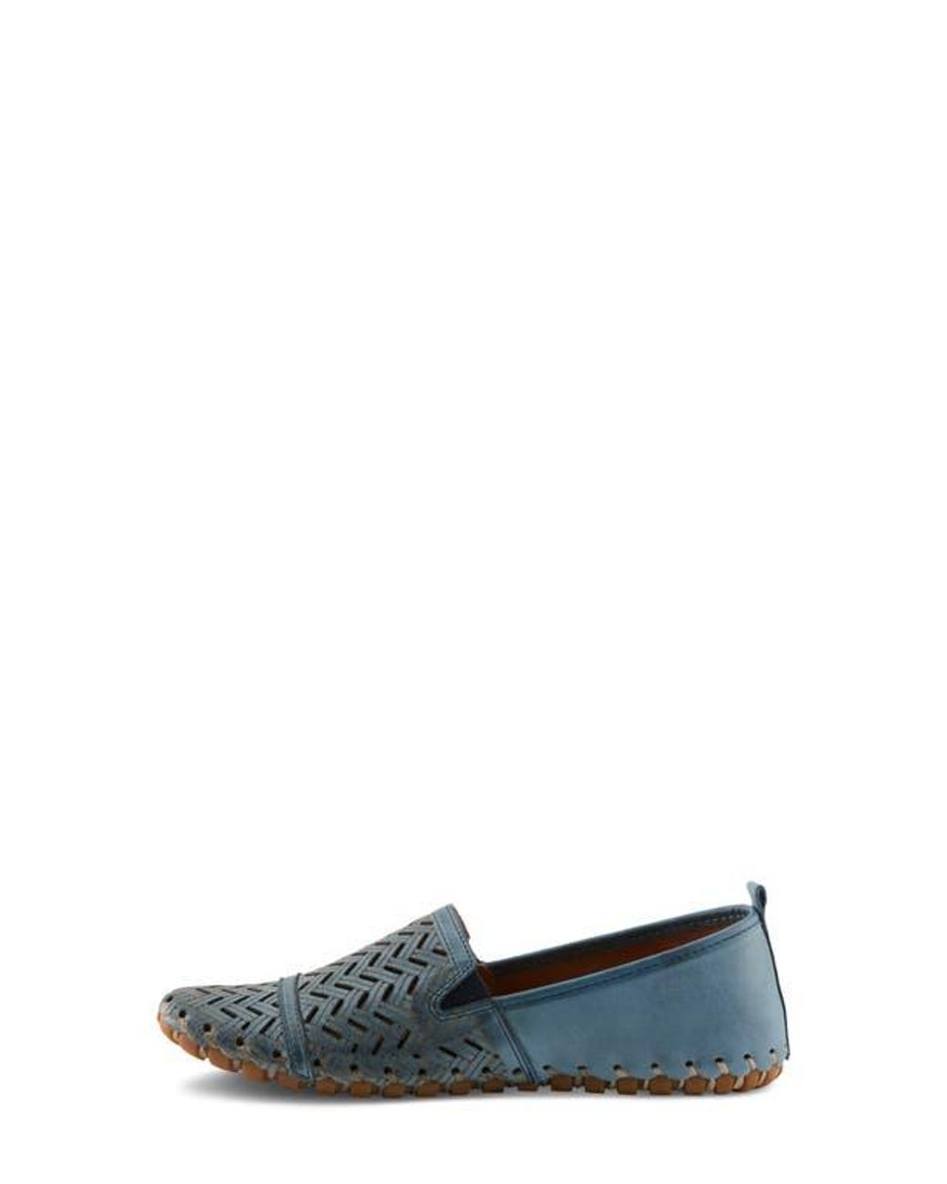Spring Step Blue Kapri Flat