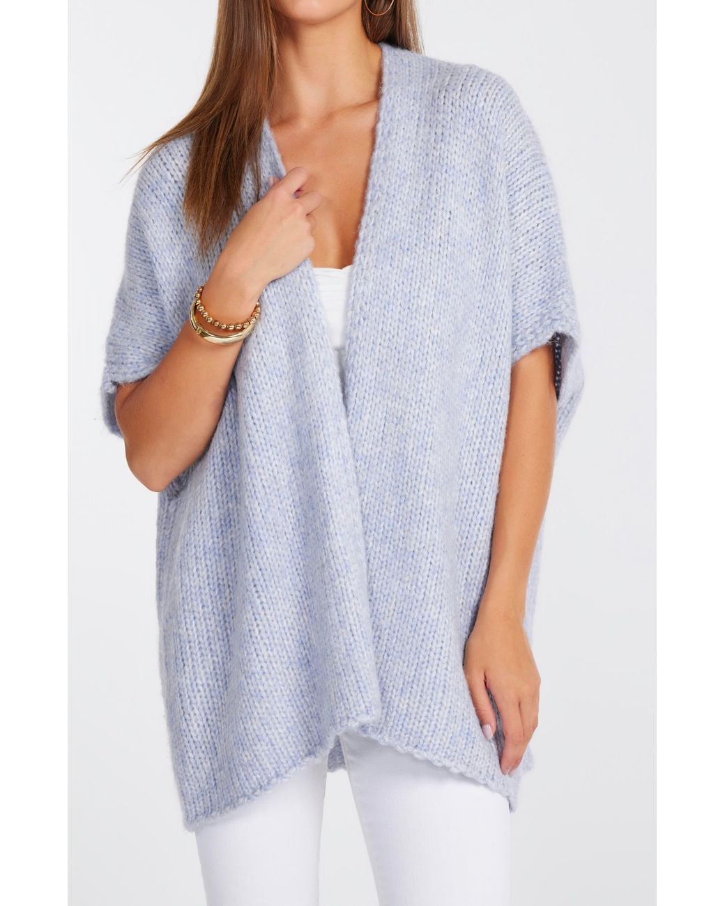 Bishop + Young White Cocoon Sweater