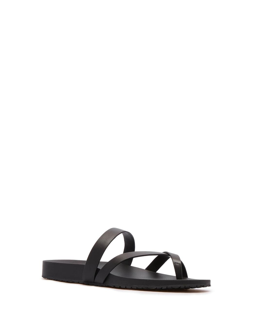 Frankie Black Isla Waterproof Toe Loop Sandal