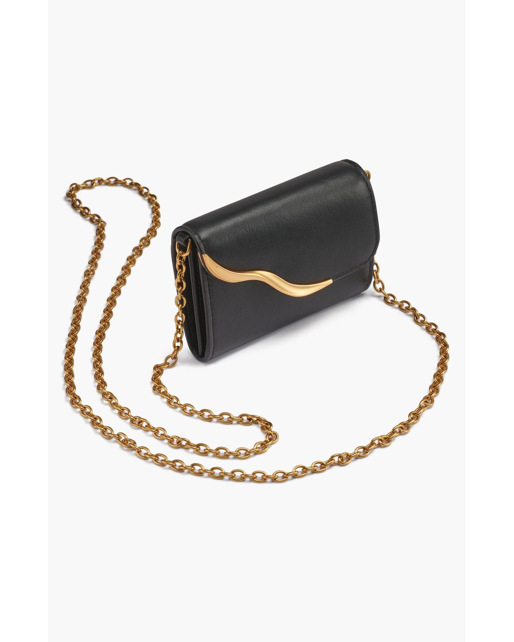 Donna Karan White Malverne Wallet On String
