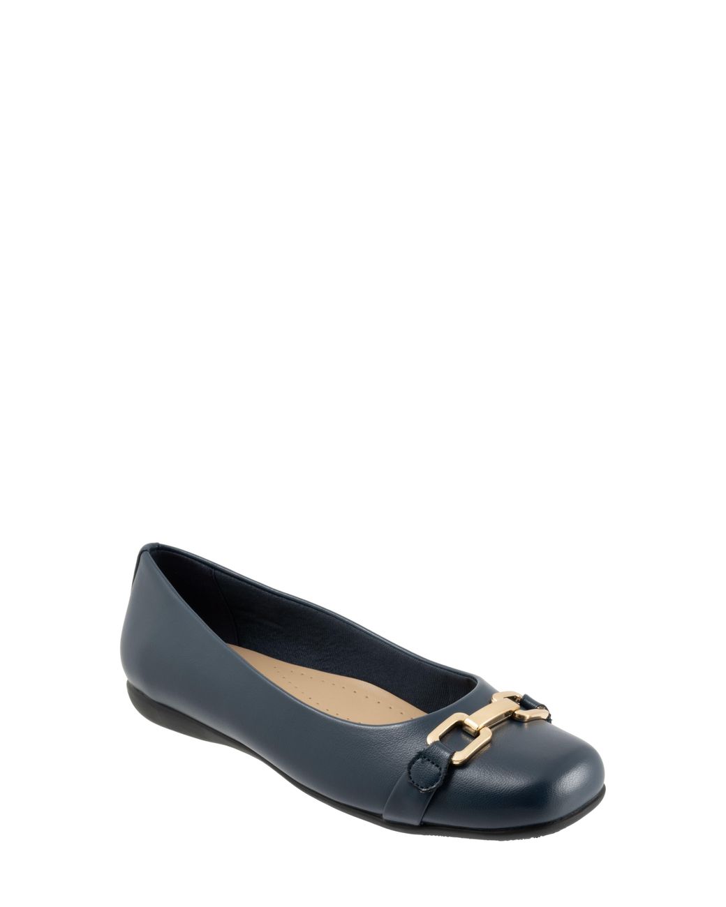 Trotters Blue Sadie Flat