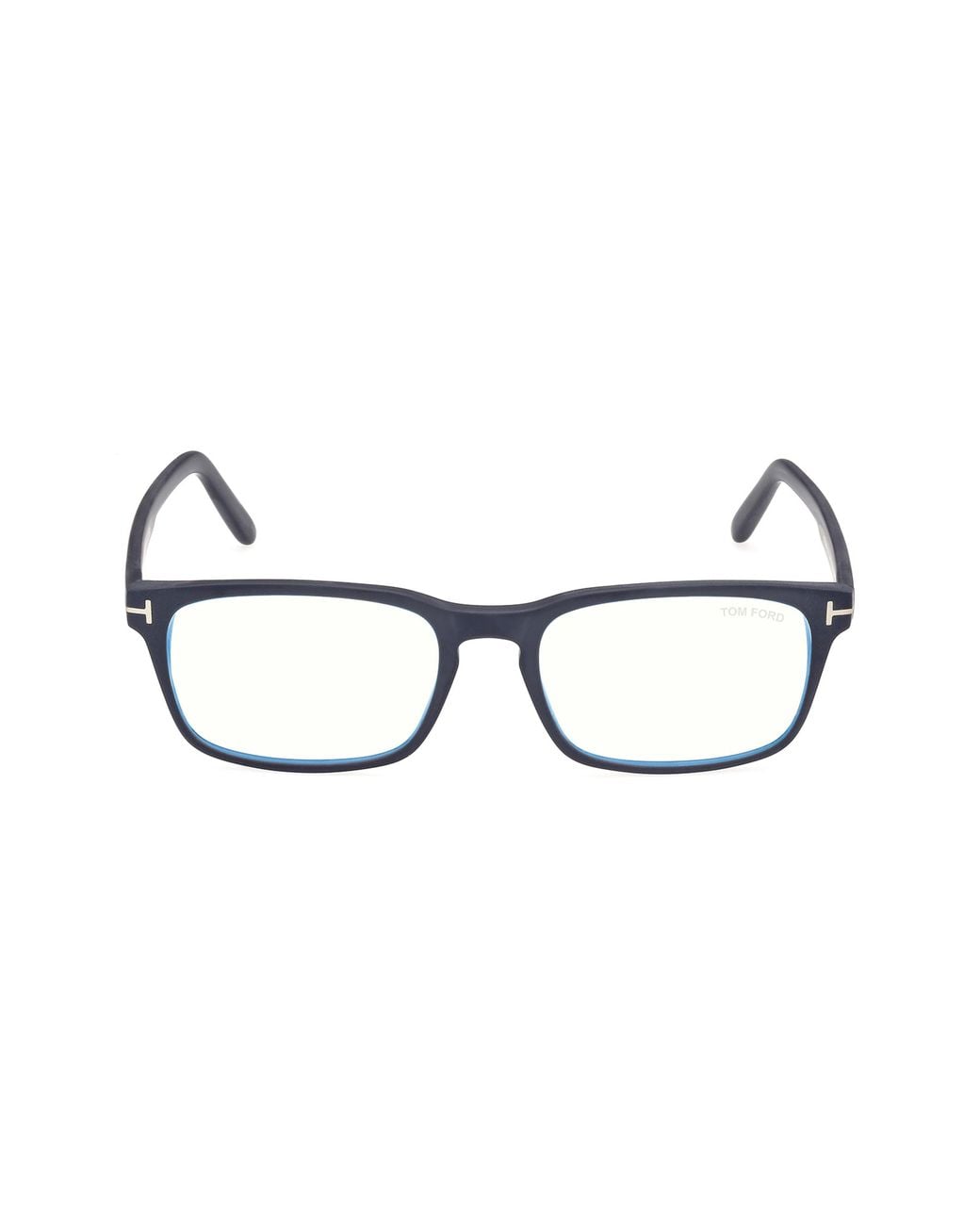 Tom Ford Brown 54Mm Rectangular Light Blocking Glasses for men