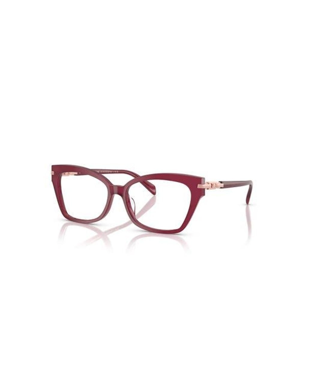 Michael Kors Red 54Mm Square Optical Glasses
