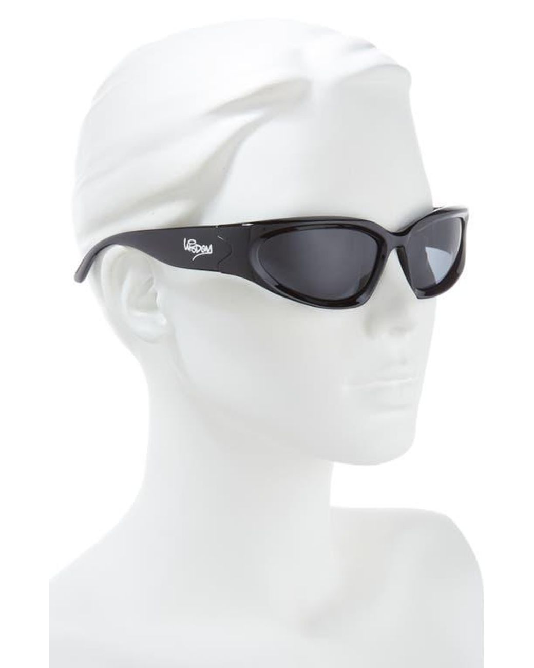 Wisdom Black Frame 5 Rectangular Sunglasses