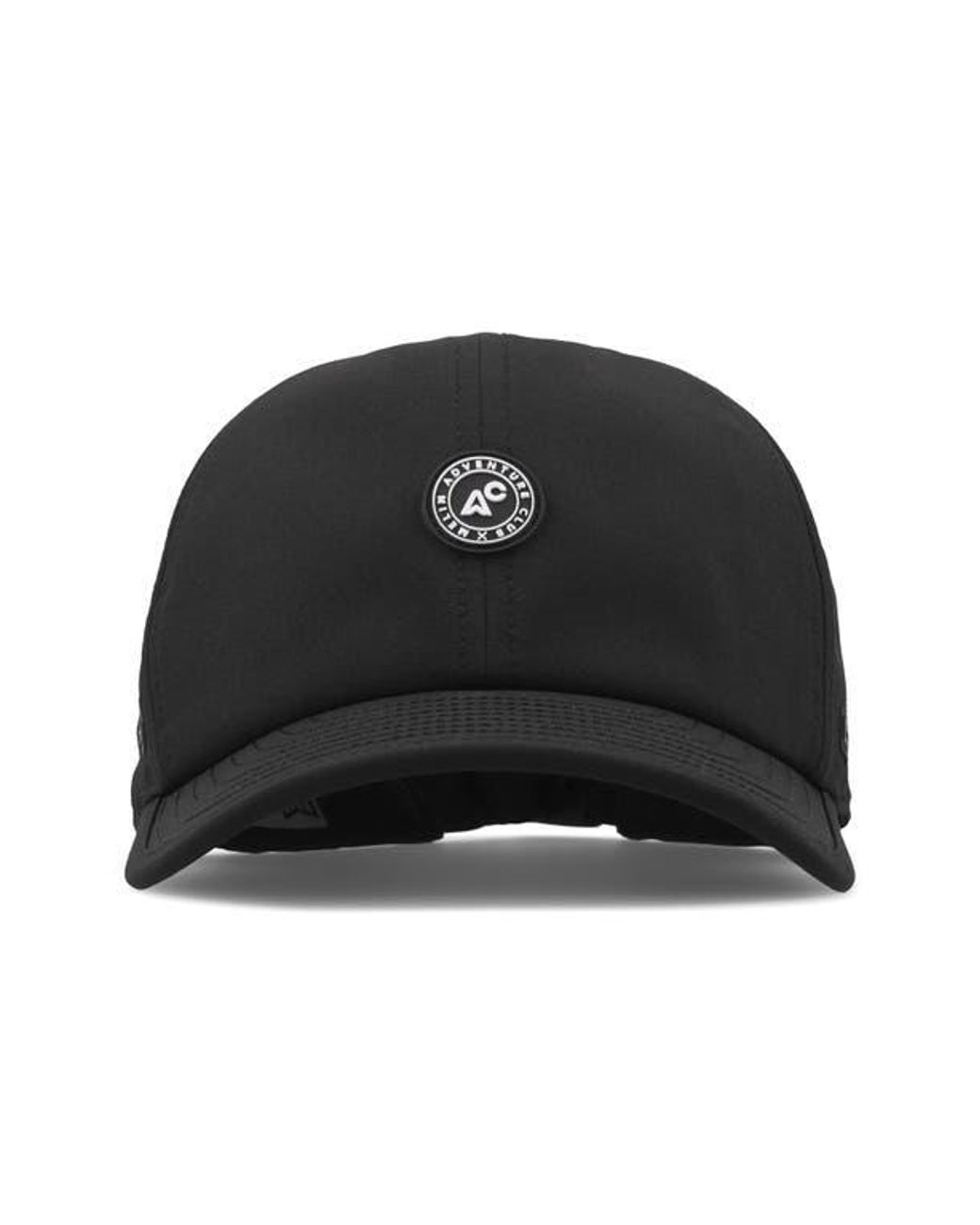 Melin Black Legend Packable Hydro 6-Panel Snapback Ball Cap for men