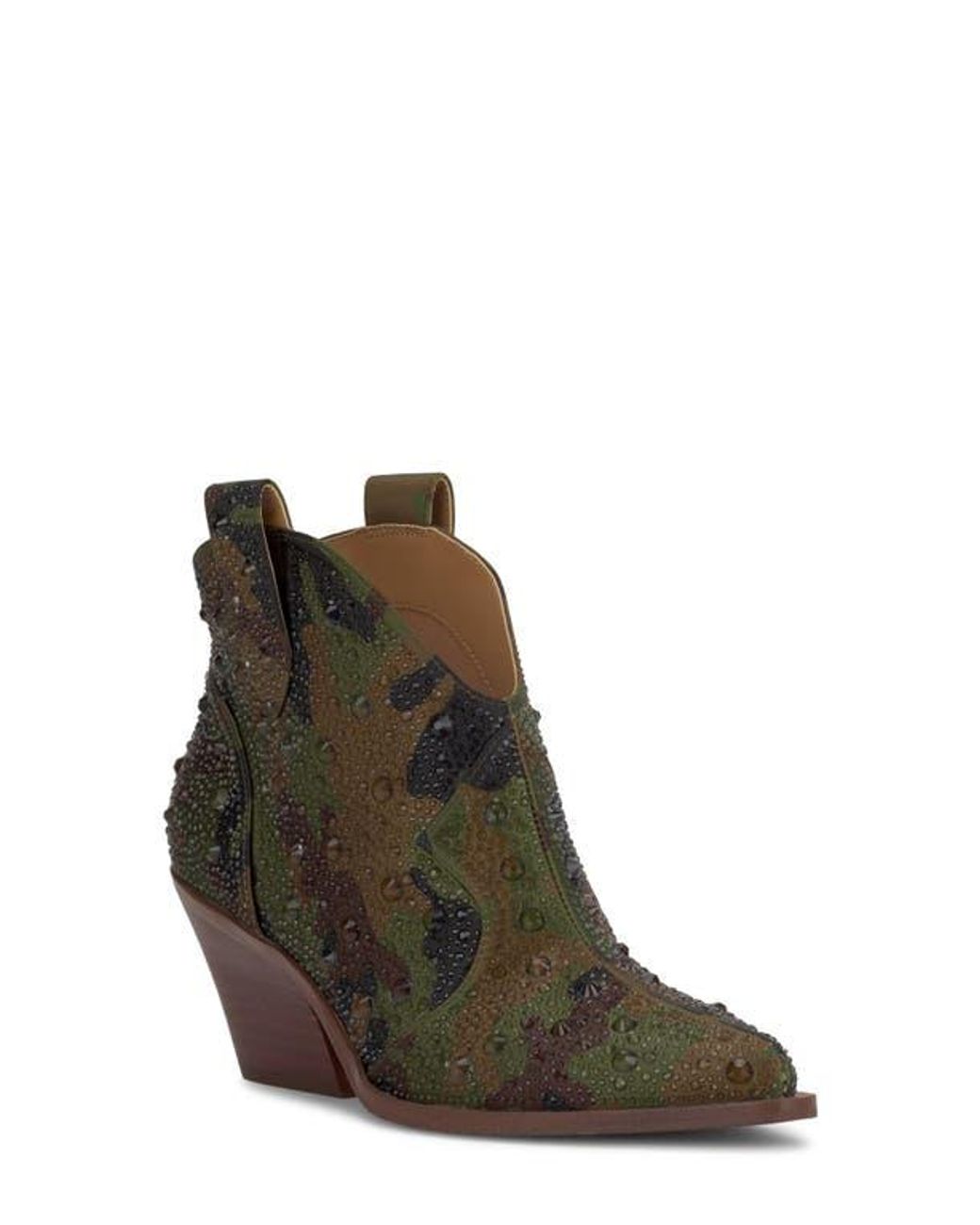 Jessica Simpson Zadie Bootie in Brown | Lyst