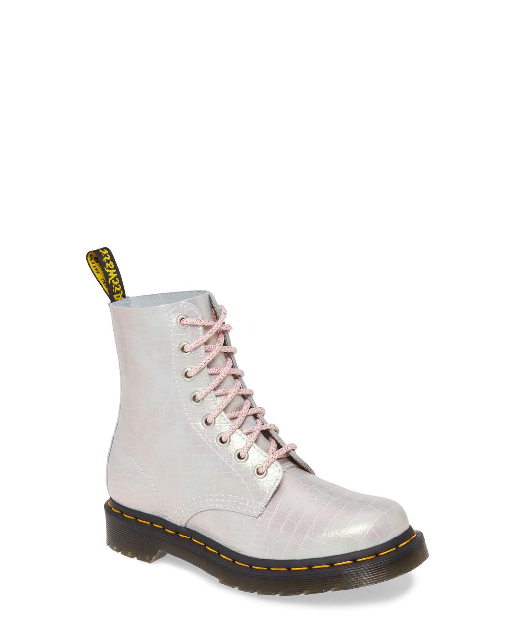 dr martens embossed boots