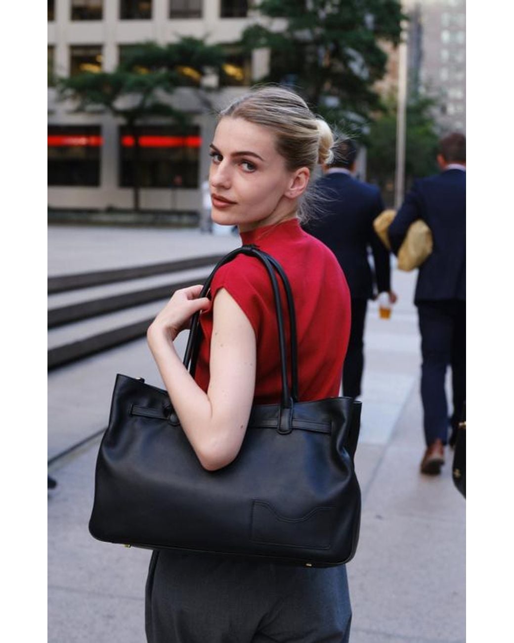 OLEADA Black Marina Tote