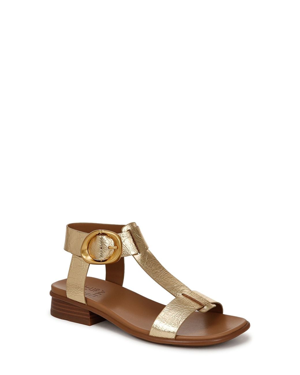 Naturalizer Brown Brandy T-Strap Sandal