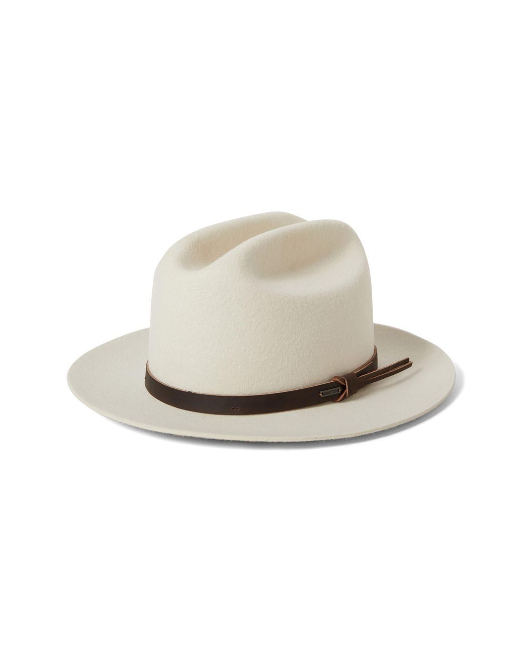Brixton White Hitch Ranch Wool Felt Fedora for men
