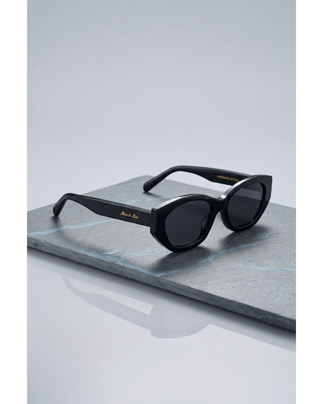Classicharms Gray Arc Oval Frame Sunglasses