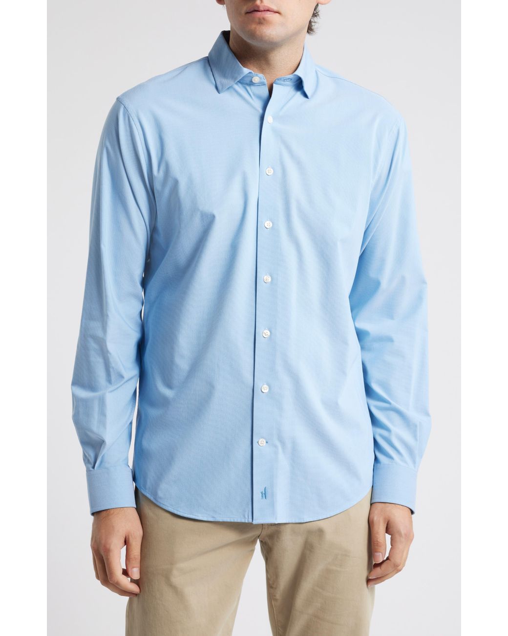 Johnnie-o Blue Travis Button-Down Shirt for men
