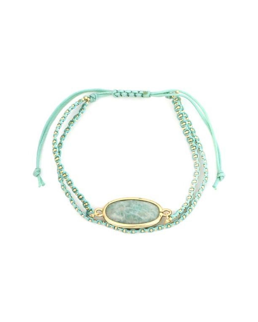 Panacea Blue Amazonite Slider Bracelet