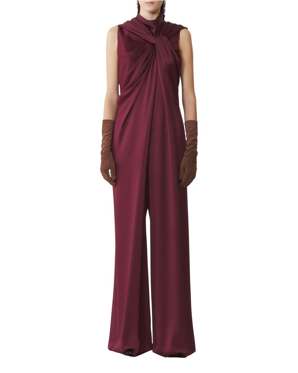 Lanvin Purple Long Jumpsuit