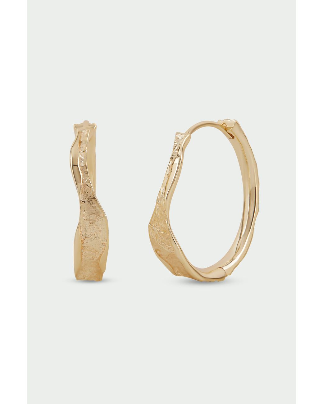 TUTTI Metallic Edge Earrings