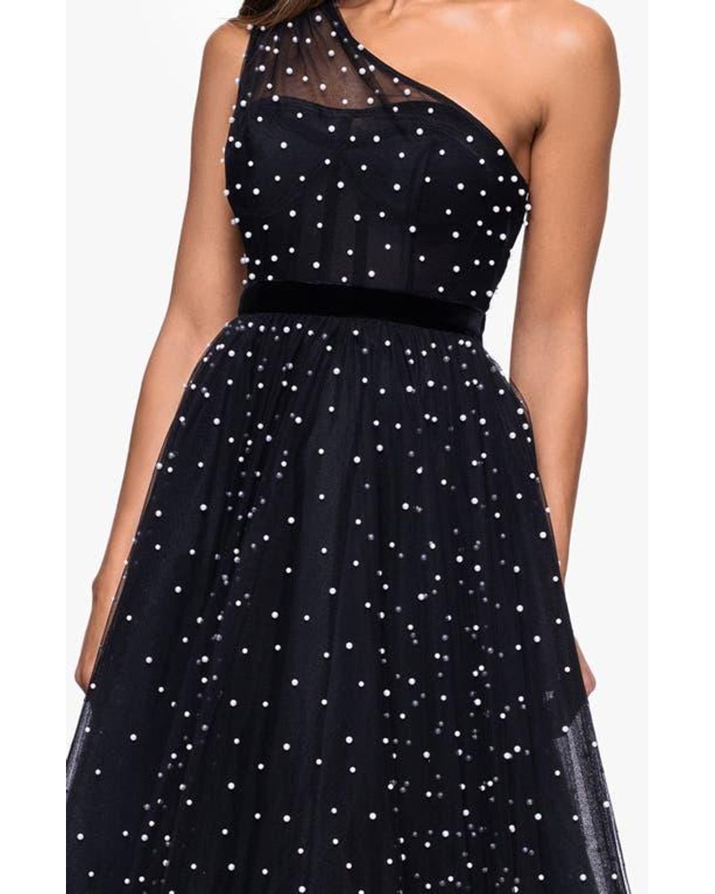 blue dress for baby girl Strapless Black Prom Gown: Betsy & Adam A26845 Black / 0 main image 0