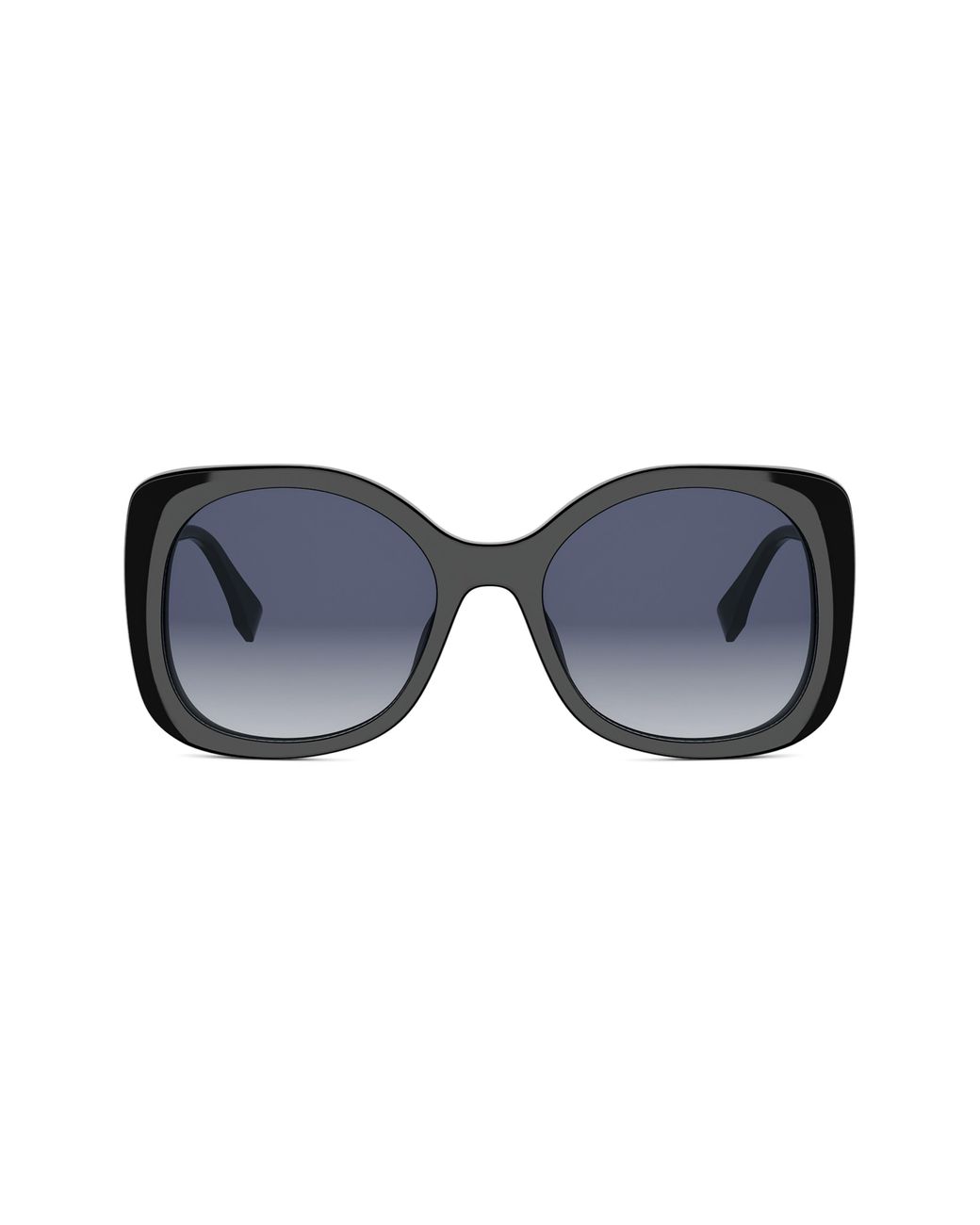Fendi Blue Graphy 55Mm Gradient Square Sunglasses