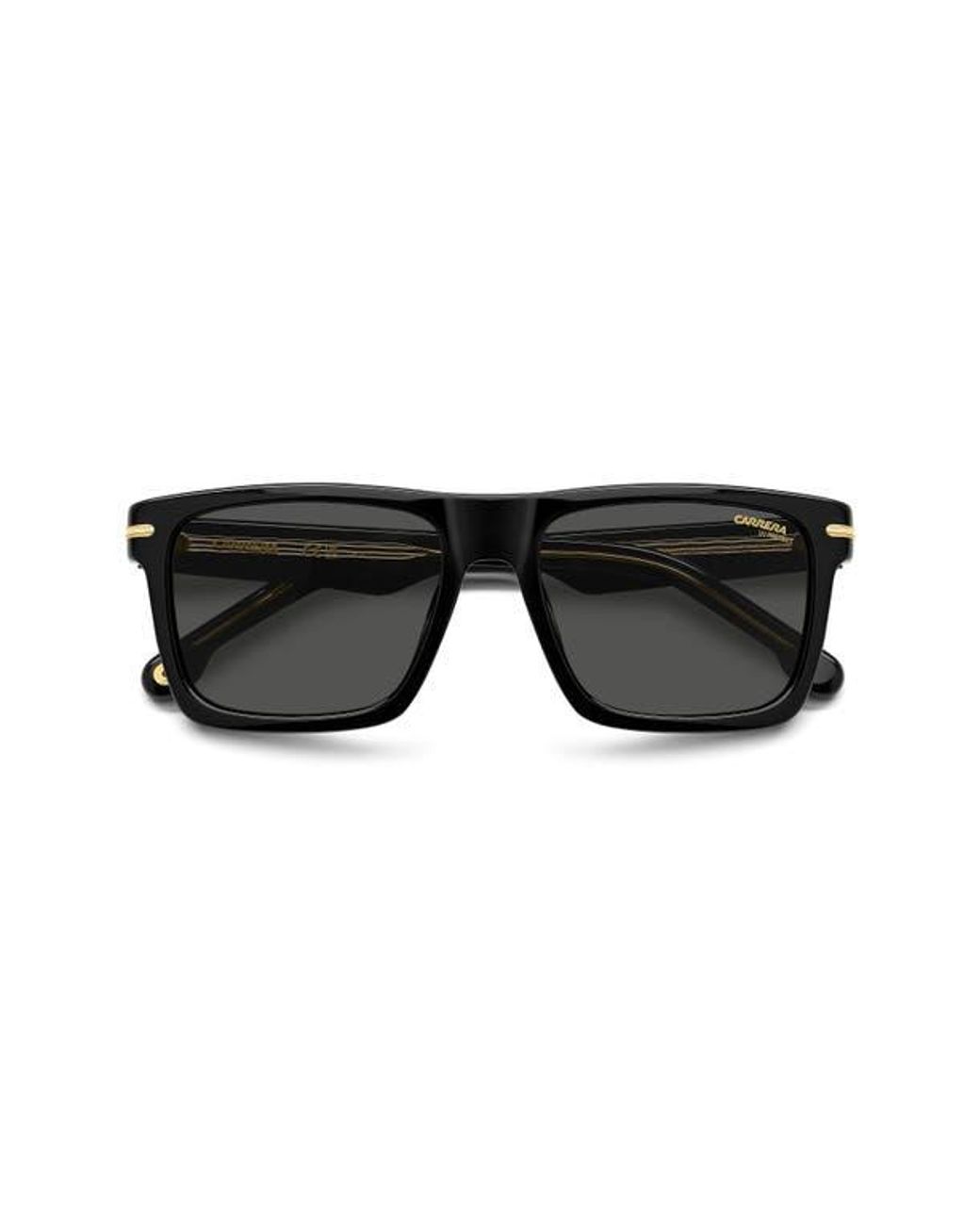 Carrera Black 55Mm Gradient Rectangular Flat Top Sunglasses for men