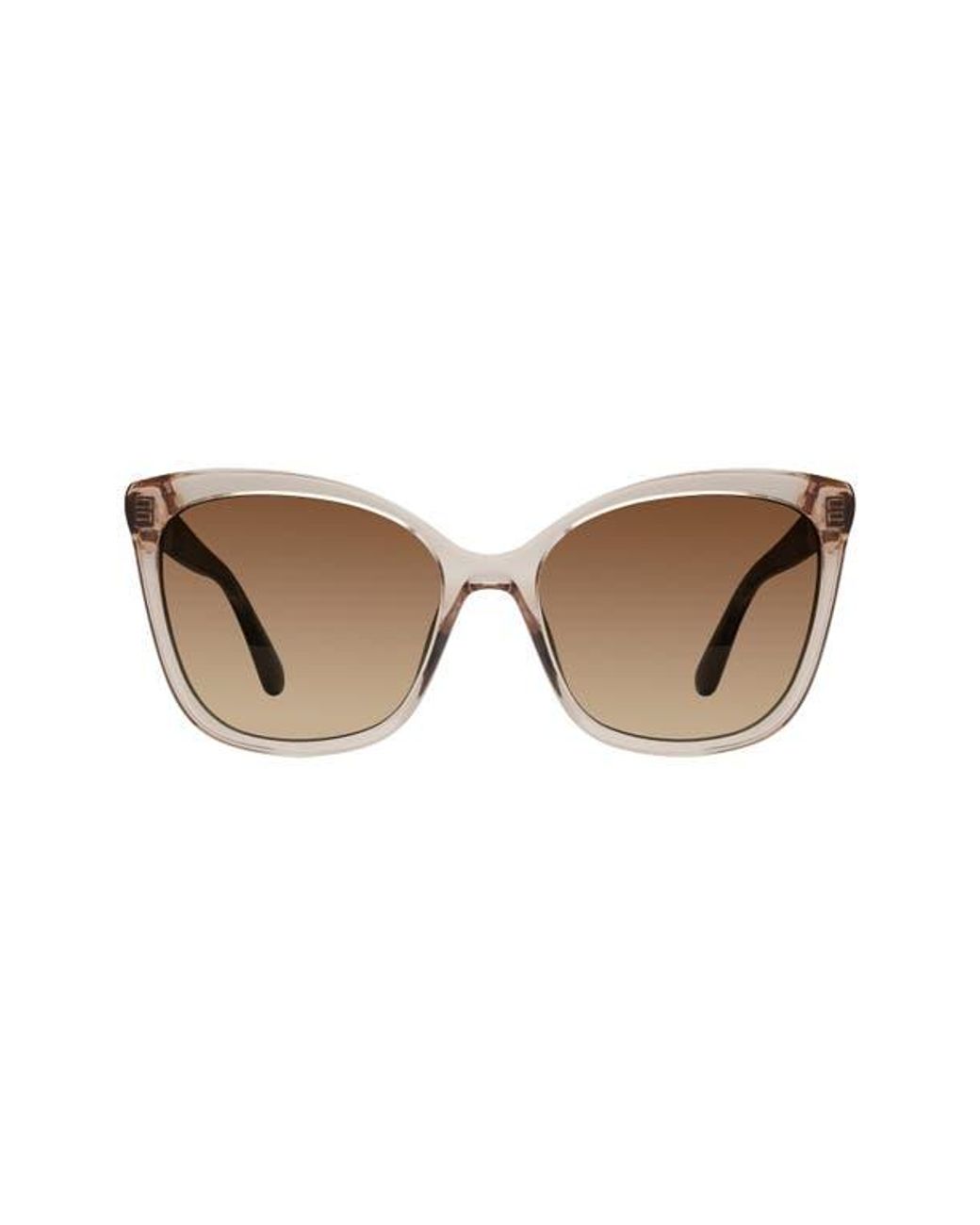 Stuart Weitzman Brown 56Mm Gradient Butterfly Sunglasses