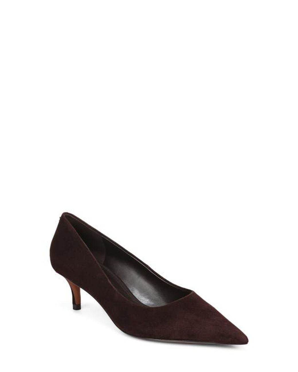 Sam Edelman Black Summer Pointed Toe Kitten Heel Pump