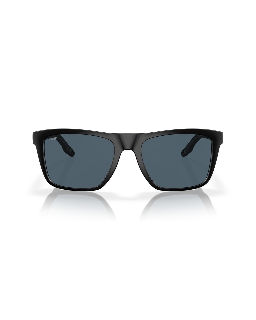 Costa Del Mar Blue 55Mm Polarized Rectangular Sunglasses for men