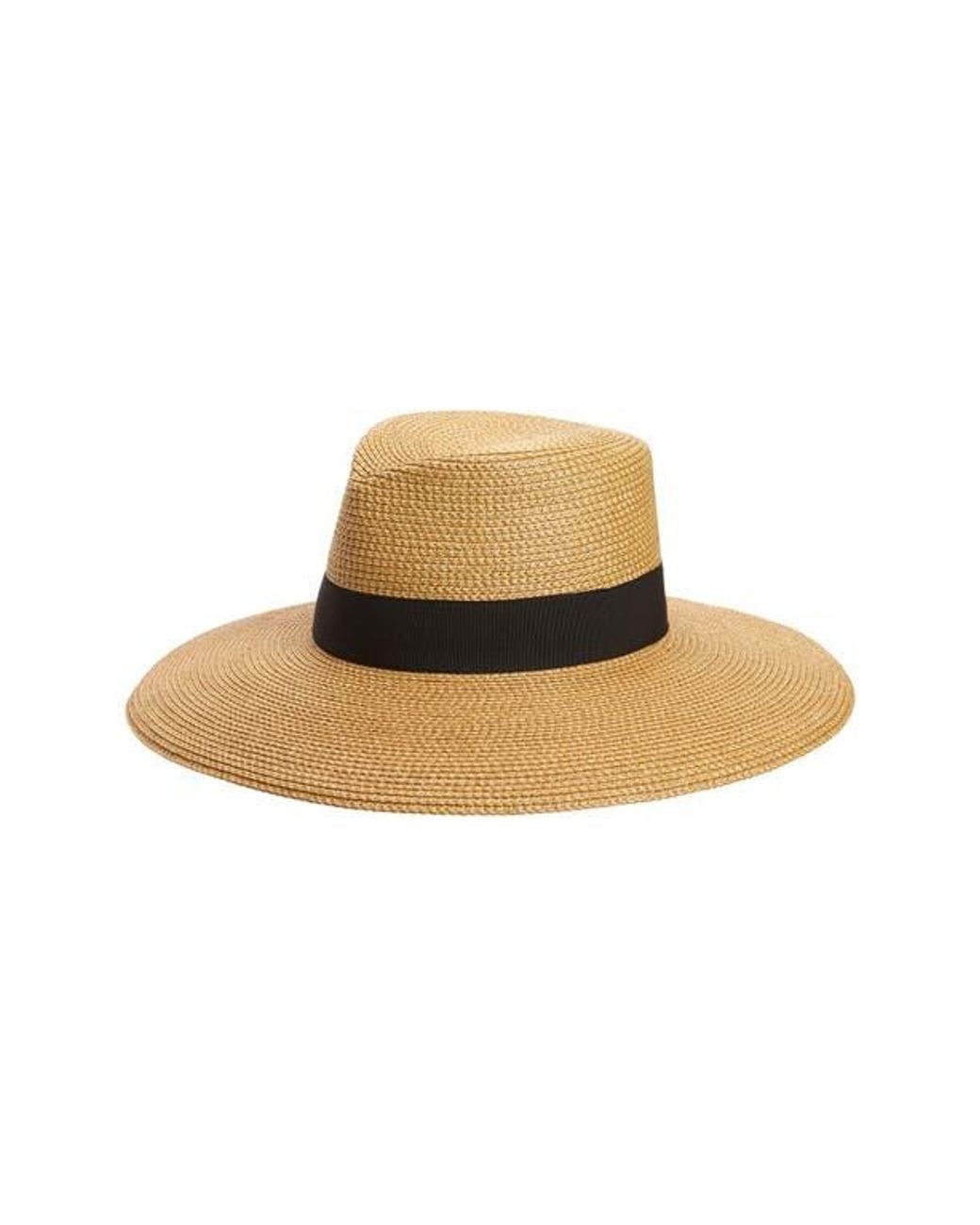 Eric Javits Multicolor Daphne Broad Brim Straw Fedora