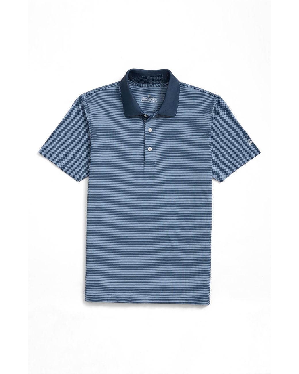 Brooks Brothers Blue Performance Golf Polo for men