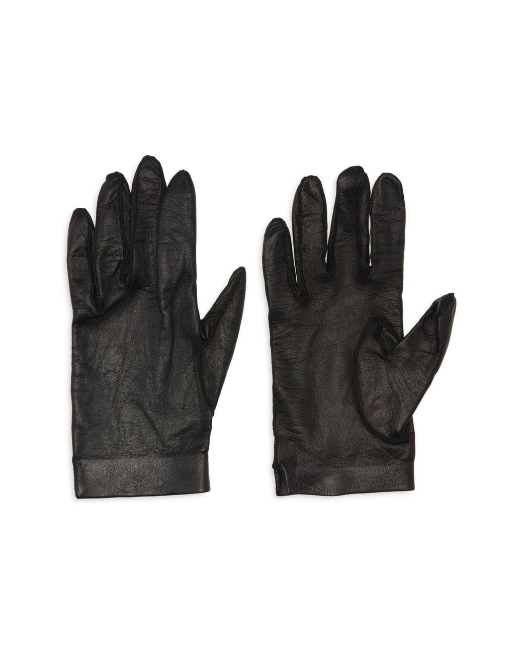 Tom Ford Black Soft Napa Leather Gloves