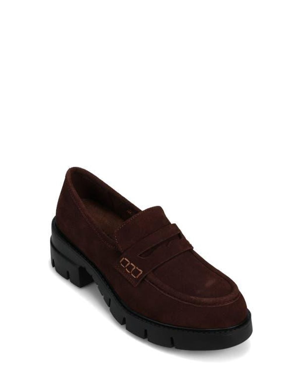 Vaneli Brown Nevis Leather Loafer