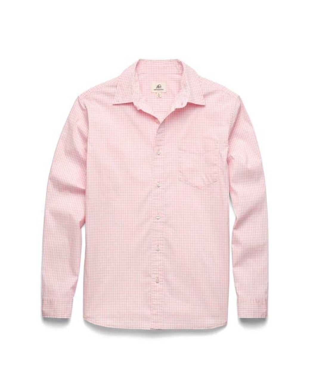 Surfside Supply Pink Brian Gingham Shirt for men