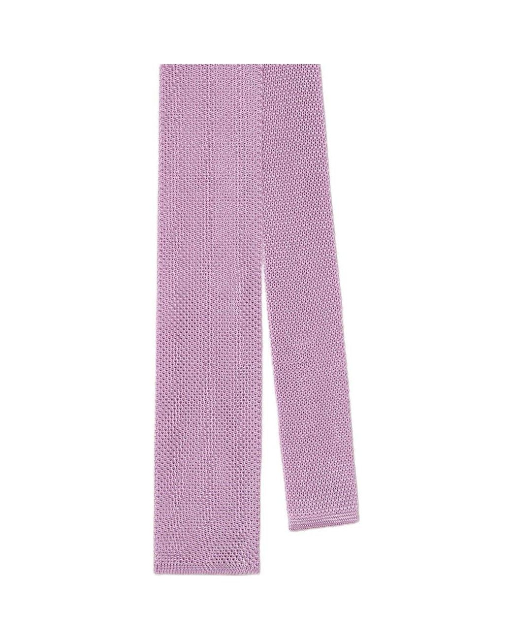 Robert Talbott Purple Redford Silk Knit Necktie for men