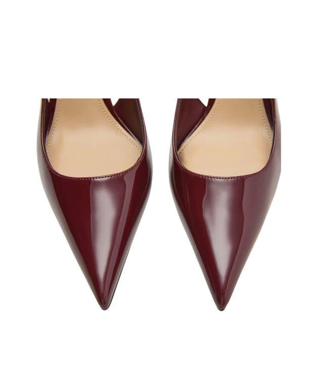 Mango Red Slingback Pointed Toe