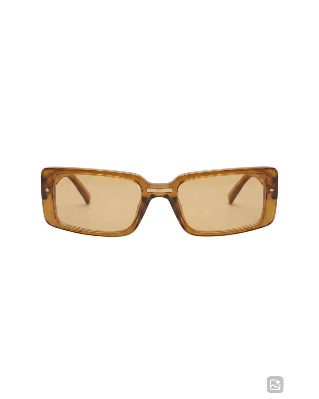 Fifth & Ninth Natural Blaire 65Mm Oversize Gradient Rectangular Sunglasses