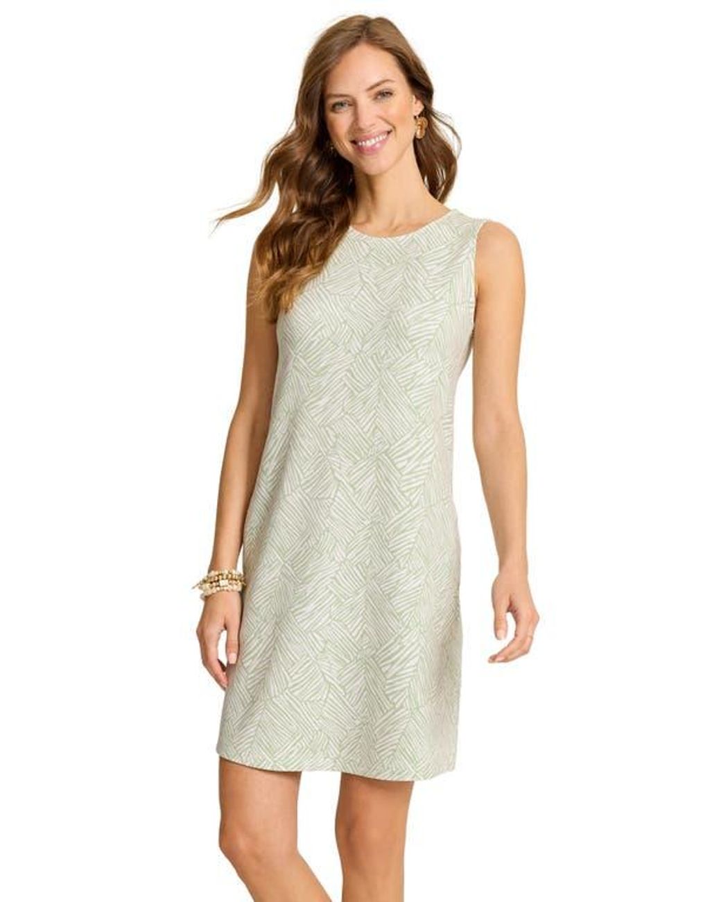 Tommy Bahama Natural Palm Voyage Porto Fronds Tank Dress