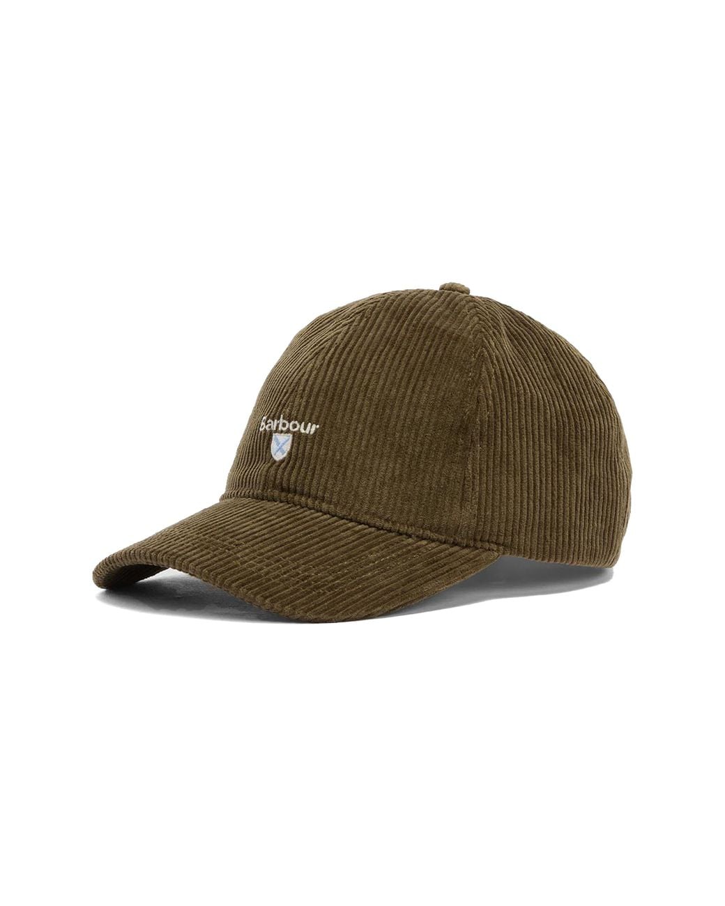 Barbour Green Preston Cord Cap for men