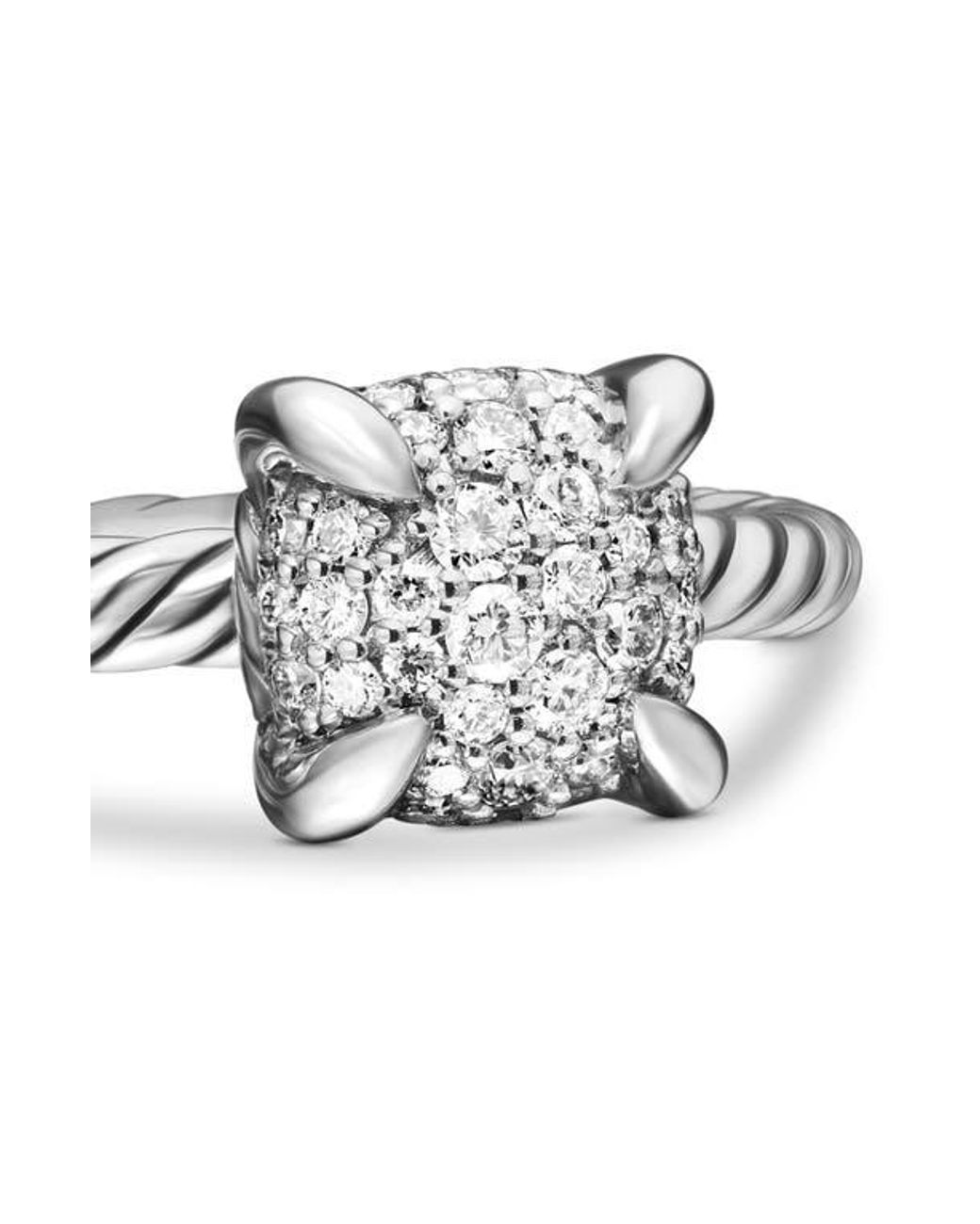 David Yurman White Chatelaine Ring