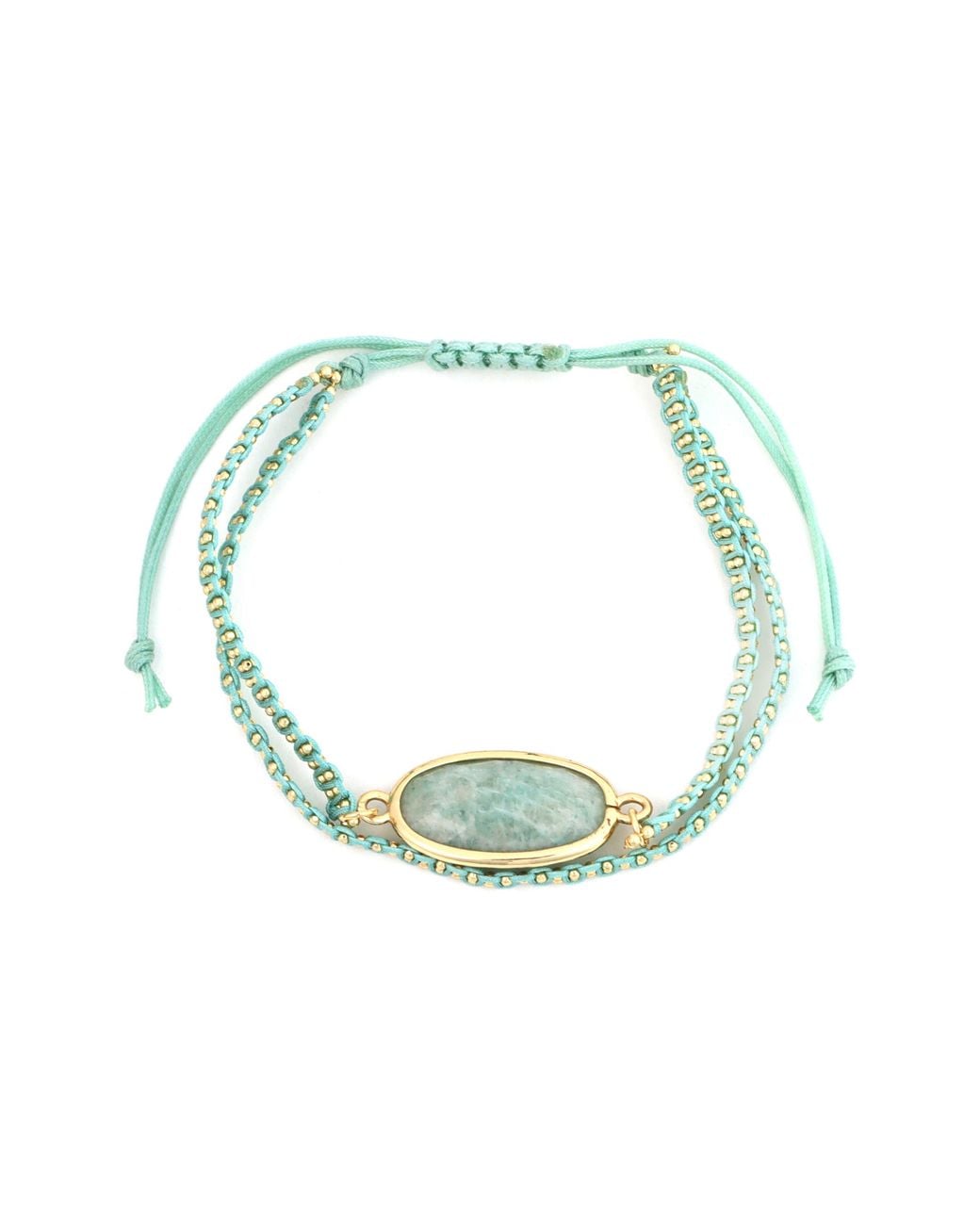 Panacea Blue Amazonite Slider Bracelet