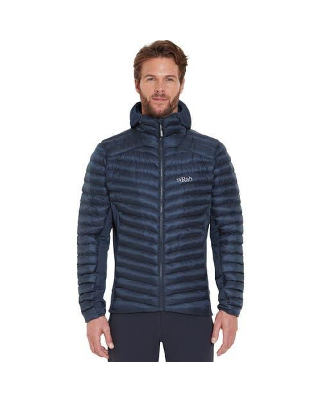 Rab Blue Cirrus Flex Hooded Jacket for men