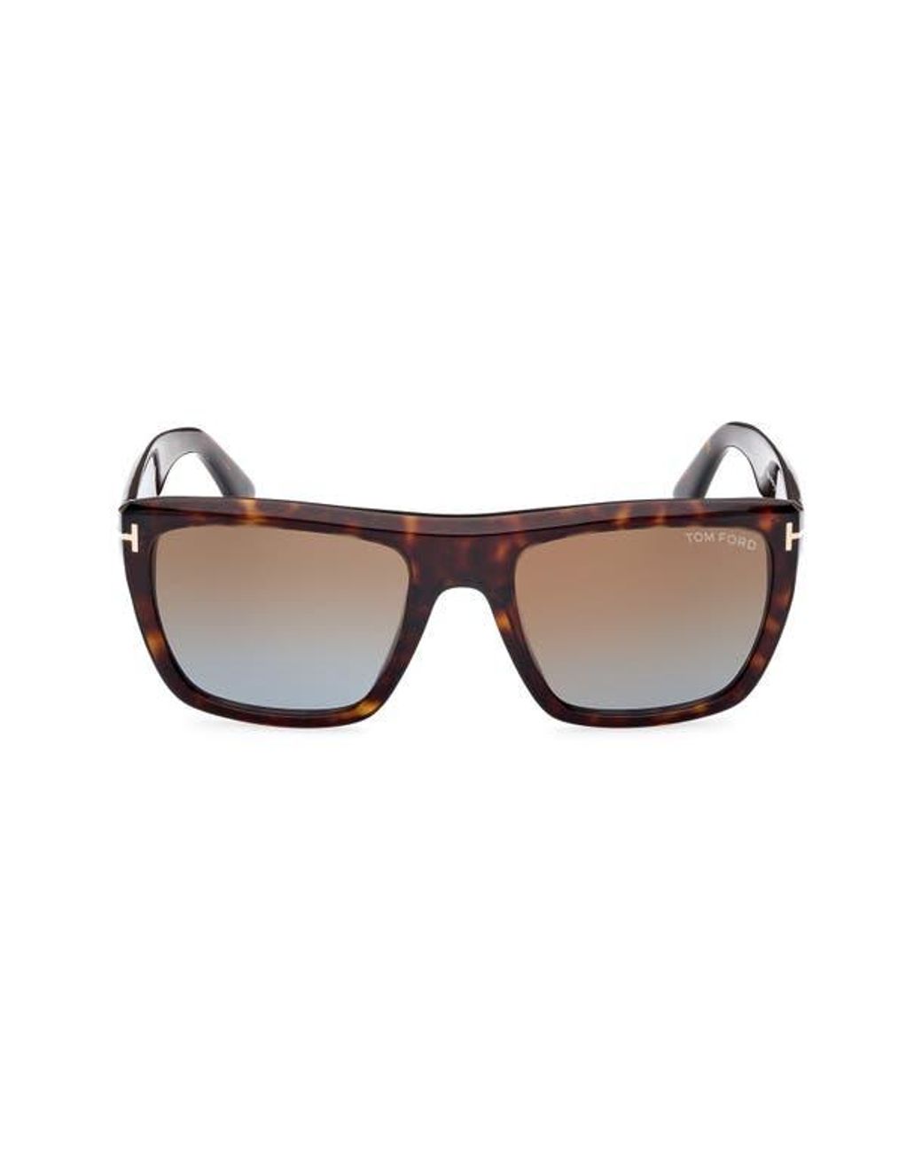 Tom Ford Brown Alberto 55Mm Gradient Square Sunglasses for men