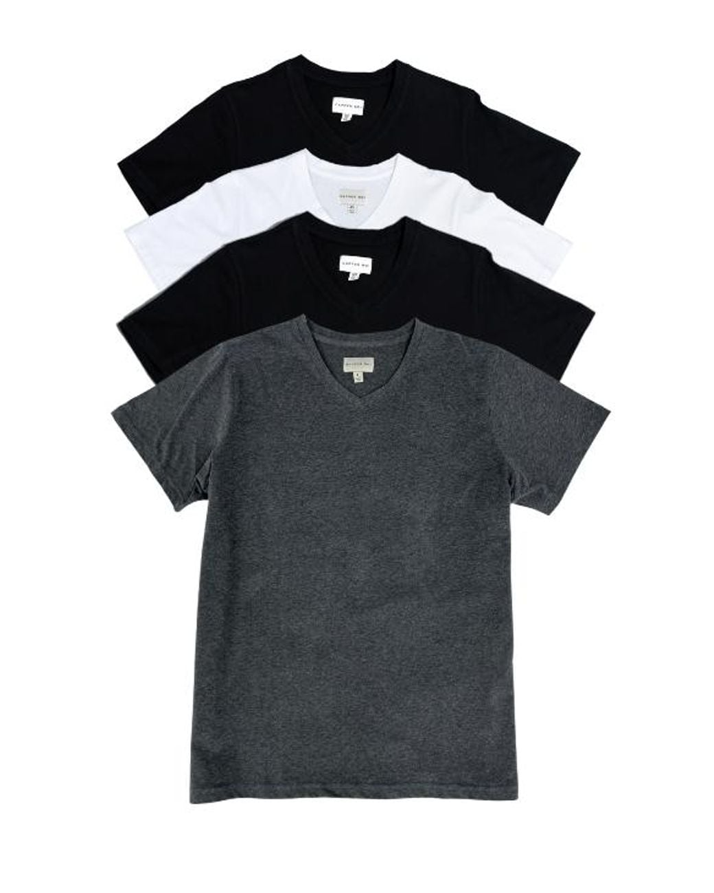 Dapper Boi Black Premium V-Neck 4-Pack 2.0