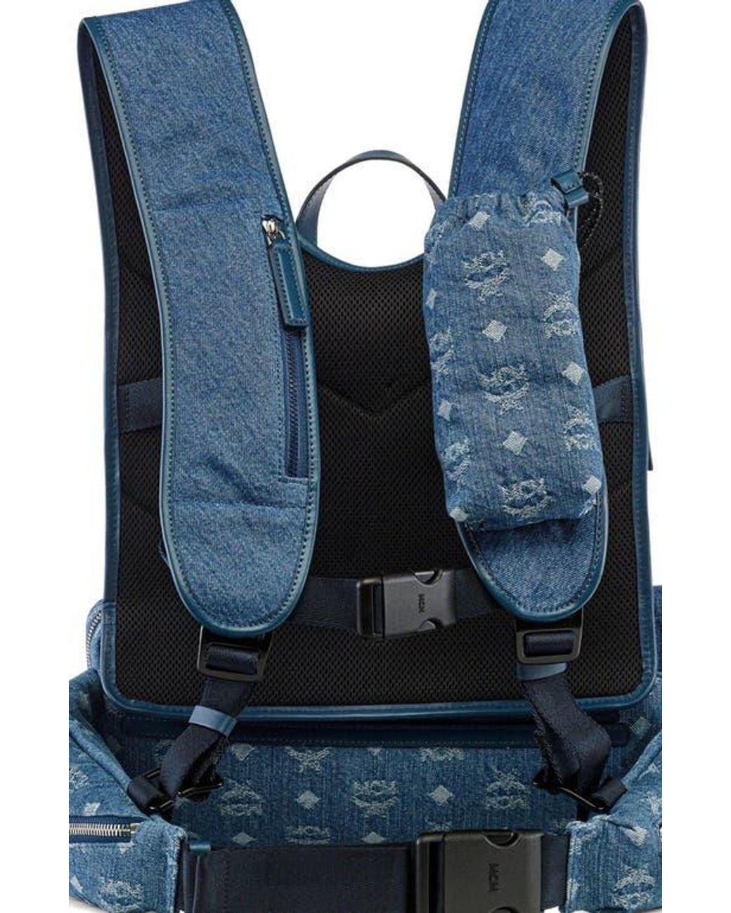 MCM Blue Aren Multi-Backpack for men